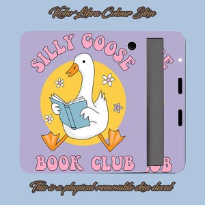Silly Goose Book Club Kobo Libra Colour Skin Decal