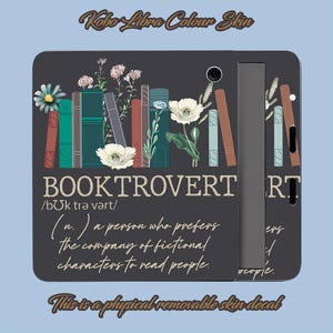 Booktrovert Kobo Skin Decals | Kobo Vinyl Cover | Kobo Decal | Kobo Sticker | Kobo Accessory | Bookish Gifts  | Book Lovers | Removeable