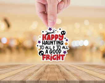 Halloween Sticker: Spooky Ghost, Bookish Kindle Decor