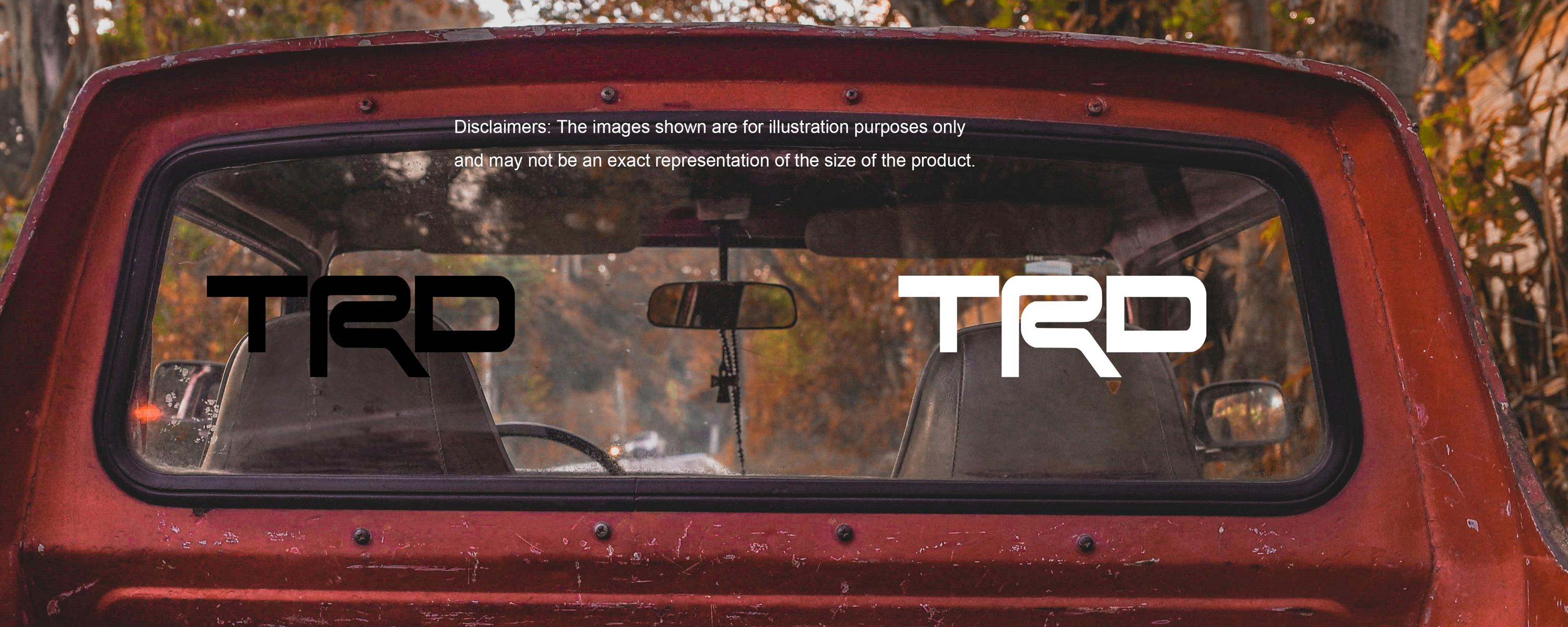 Tr Sticker Cars TRD Vinyl Decal: JDM Car Sticker for Toyota Trucks - Etsy