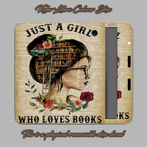 Book Lover Kobo Libra Colour Skin: Removable Vinyl Decal