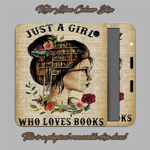 Book Lover Kobo Libra Colour Skin: Removable Vinyl Decal - Etsy