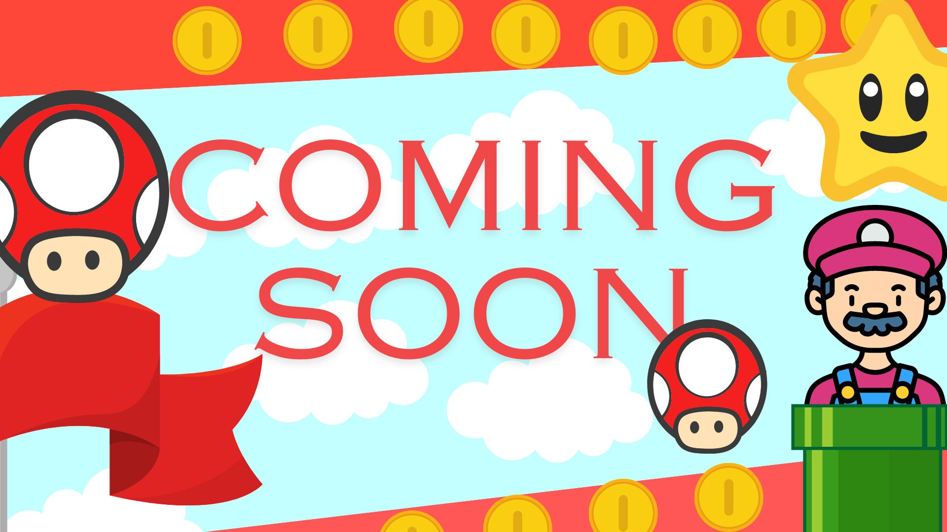 Mario Stream Overlay - Etsy