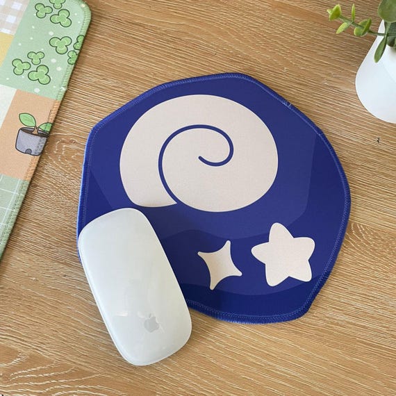 Fossil ACNH Mini Mouse pad / cute desk accessories / Animal Crossing mouse pad / ACNH mouse pad / Pc Gaming Accessories