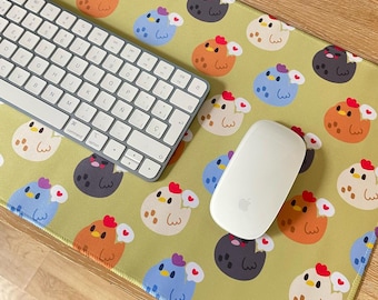 Chickens Stardew Valley  Mouse pad / cute desk accessories / Stardew Valley mouse pad /  Pc Gaming Accessories