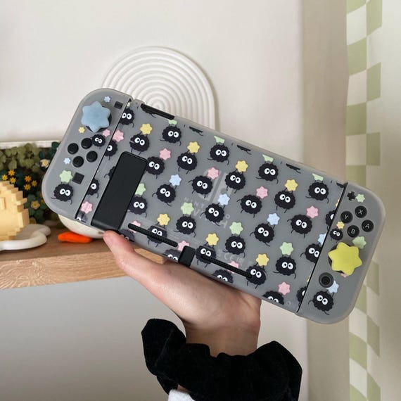 た*吉様 Nintendo Switch クリアデザイン 本体 Susuwatari Studio Ghibli Nintendo Switch Case / Nintendo Switch