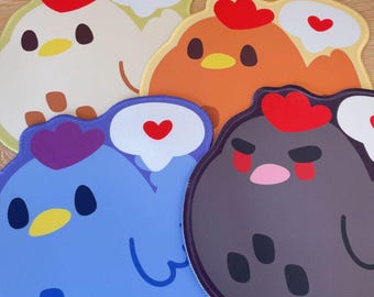 Chicken Stardew Valley Mini Mouse pad / cute desk accessories / Stardew Valley mouse pad /  Pc Gaming Accessories