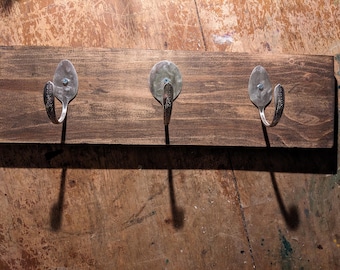 Vintage Silverware Coat Rack