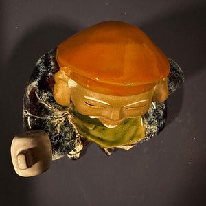 ヴィンテージ九谷焼の陶器製キジの置物 – 手描きの日本の鳥の置物