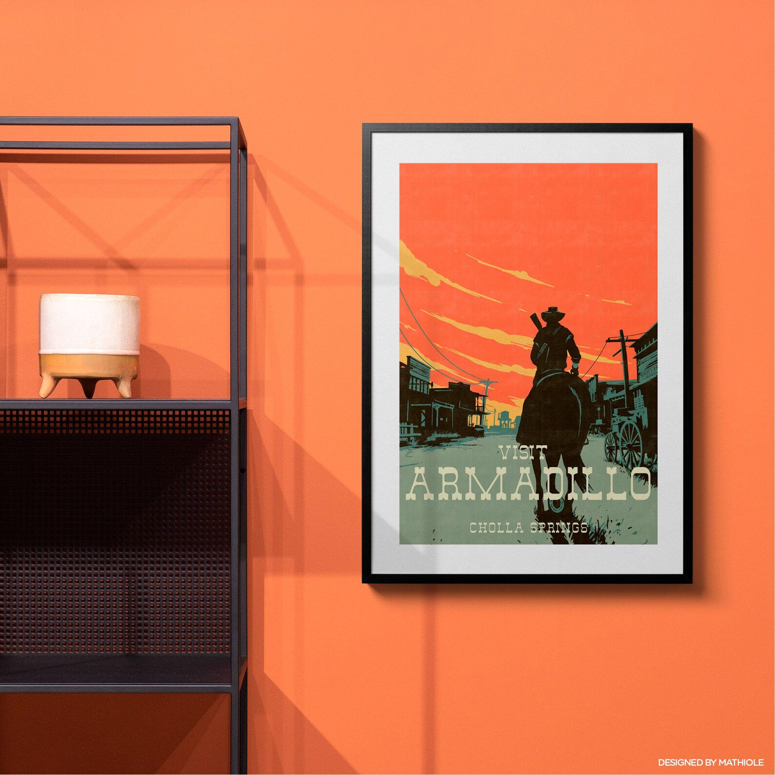 Visit Armored Western Poster - Best Videogames Gift, Western, RDR ...