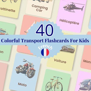 40 Transport Flashcards in French