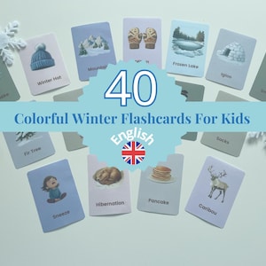 40 Winter Flashcards in English
