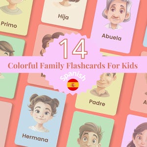 14 Flashcards Famille en espagnol