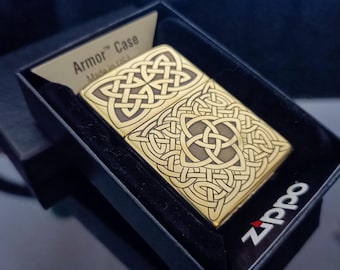 Zippo Feuerzeug mit individueller Gravur keltisches Ornament