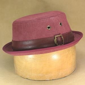 Summer cotton pork pie hat PPH-52