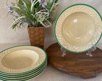 Vintage SFF3 Sheffield Ware Flat Rim Bowls