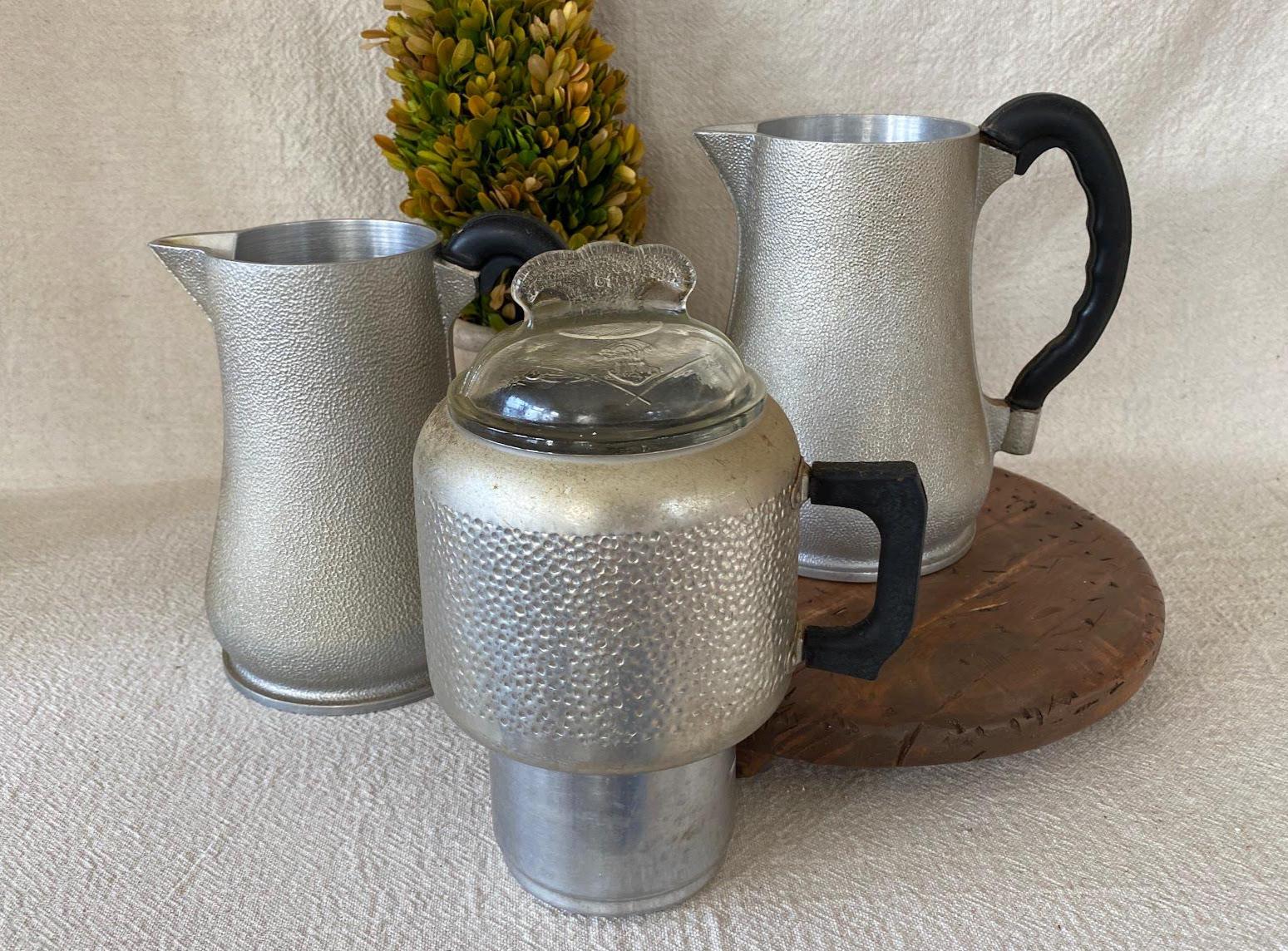 How to use a Guardian Service coffee pot from the late 30's