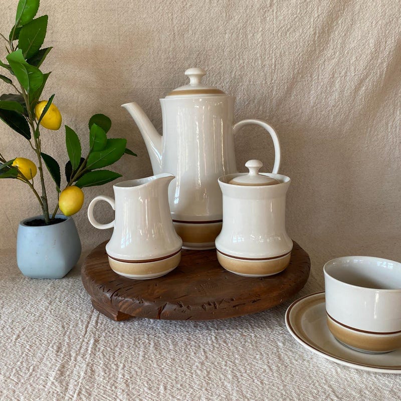 Stoneware Tea Set - Etsy