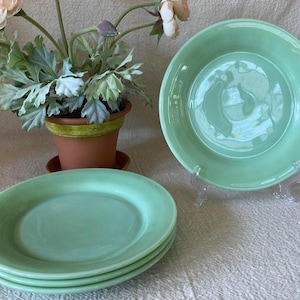 Vintage Fireking Restaurant Jadeite 9&quot; Luncheon Plates SOLD INDIVIDUALLY