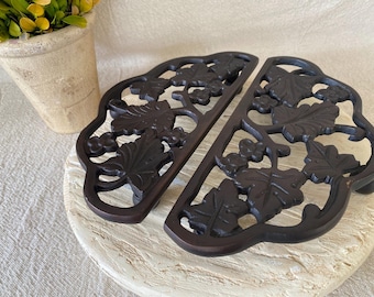 Pottery Barn Cast Iron 2-Piece Trivet