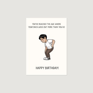 Carte d'anniversaire drôle imprimable | Carte d'anniversaire pour homme | Carte d'anniversaire pour papa | Carte d'anniversaire drôle vieillissante |