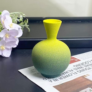 Unique Miniature Vase Desk Decor Gifts for Mom, Cute Mini Mommy Pot Handmade Tiny Pottery, Keepsake Miniature Small Flower Vase Gift for Her