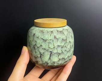 Mini-Keramik-Töpfe für Haustier-Urne, einzigartige Hundeasche für Memory Pot, kleine Urne für menschliche Asche, einzigartige Keramiktopf für Familien-Asche-Gedächtnisgeschenke