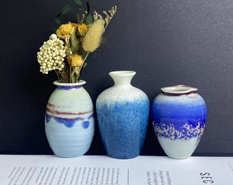 Einzigartige Miniatur-Vase Schreibtisch-Dekor-Geschenke für Mama, nette Mini Mommy Pot handgemachte kleine Keramik, Andenken Miniatur-kleine Blumenvase Geschenk für Sie