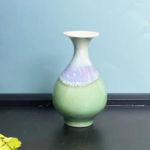 Unique Miniature Vase Desk Decor Gifts for Mom, Cute Mini Mommy Pot Handmade Tiny Pottery, Keepsake Miniature Small Flower Vase Gift for Her