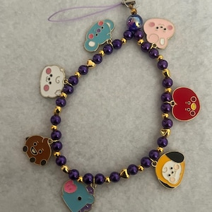 BT21 Inspired Phone Charms