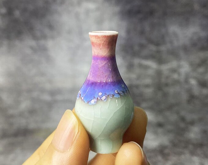 Mini Onigiri Bud Vase Set (1/3/5 PCS) – Handmade Ceramic Japanese Rice Ball Vases main image 1