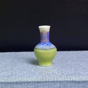 Cute Mini Flower Vase Mommy Pot Desk Decor Gifts for Her, Handmade Tiny Pottery Unique Gifts for Mom, Miniature Bud Ceramic Vase Gifts.