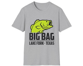 Lake Fork Texas Bass Fishing Shirt, Tournament Angler Gift
