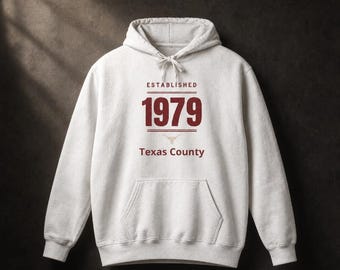 Personalized Texas Ranch Hoodie, Custom Year Sweatshirt, Western Legacy Gift