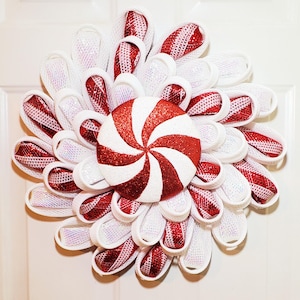Peppermint Candy Christmas Wreath