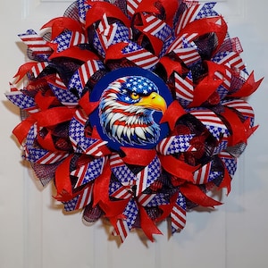 Patriotic Eagle Wreath