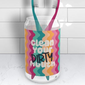 Zahnbürstenhalter für Kind Badezimmer Accessoire für Studentenwohnheim Zahnpasta Organizer für Housewarming Geschenkidee für Geburtstag Teen coole Geschenktasse