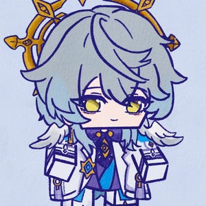 Anime Chibi Character Commission | Custom Anime/Manga Character | Original Anime Art | Fanart | OC | Avatar | pfp (Watercolor Illustration)