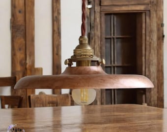 Retro Bronze Hanging Lamp: Japanese Style Kitchen Light