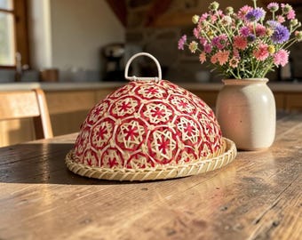 Bread Fruit Breakfast Storage Basket | New Woven Storage Canister | Rattan Round Tray