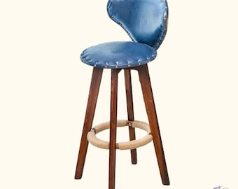 Sillas de bar de estilo americano, modernas, de estilo retro para restaurantes / Taburete de bar / Silla de cocina de madera