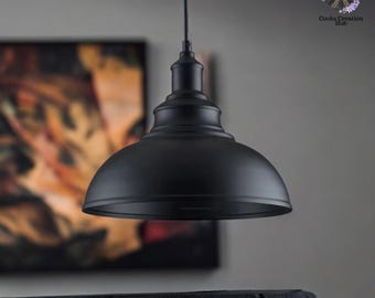 Vintage Black Industrial Chandelier: Retro Loft Decor Lighting