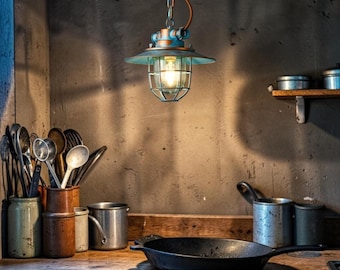 Iron Retro Industrial Pendant Lamp | American Country Style Bar Light