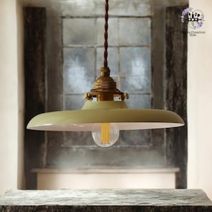 Retro Eisen Hängelampe, Hängelampe im Japan-Stil, alte Hängeleuchte Für Küche, hochwertige Designlampe, dekorativer gelber Kronleuchter