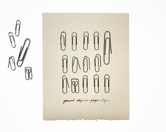 Found Objects - Paper Clips (Limited Edition Print)