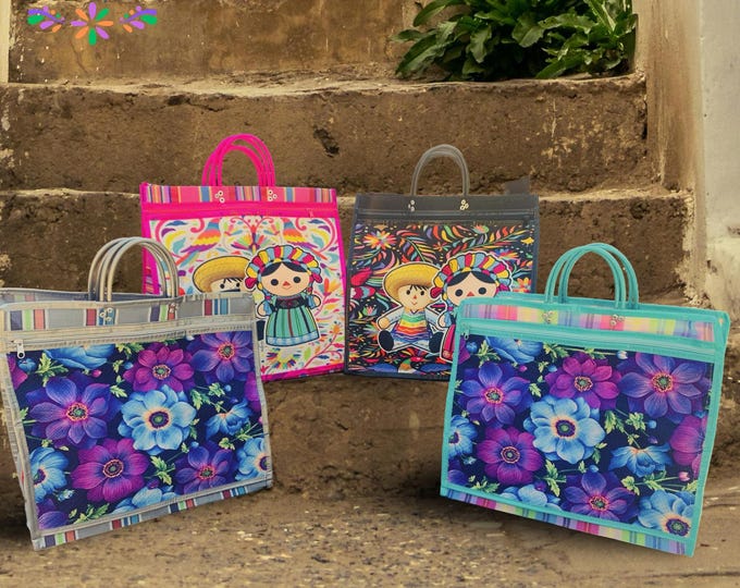 Market Tote With Mexican Design - Etsy