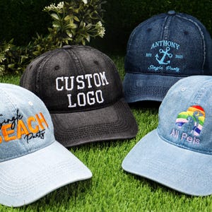 Custom Text Embroidered Hat, Personalized Cap, Vintage Baseball Hat, Gift For New Dad Mom,Gift For Bride,Bachelorette,Gym Cap,Christmas Gift