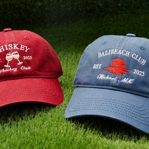Custom Text Embroidered Hat, Personalized Cap, Vintage Baseball Hat, Gift For New Dad Mom,Gift For Bride,Bachelorette,Gym Cap,Christmas Gift