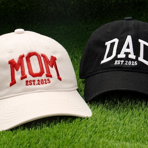 Custom Text Embroidered Hat, Personalized Cap, Vintage Baseball Hat, Gift For New Dad Mom,Gift For Bride,Bachelorette,Gym Cap,Christmas Gift
