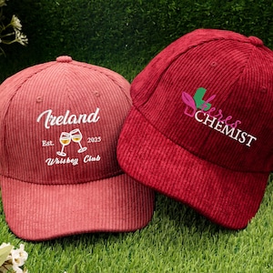 Custom Hat Corduroy Handmade Baseball Cap Men and Women Winter Corduroy warm Hat High Quality Soft Top Duck Tongue Cap Gifts